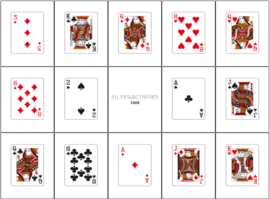 The Cards Bingo card