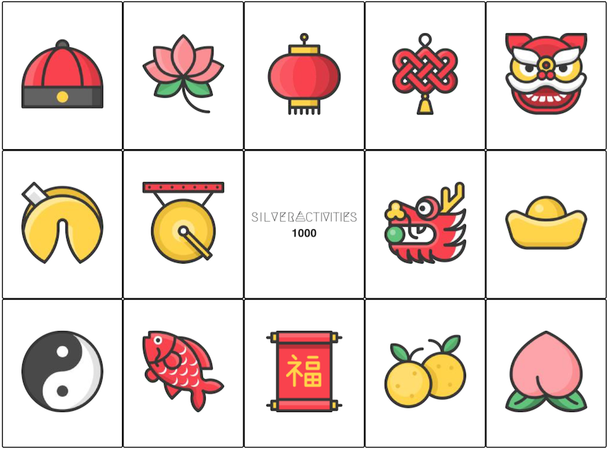 The CNY Bingo card