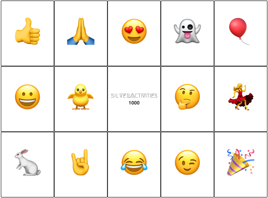 The Emoji Bingo card
